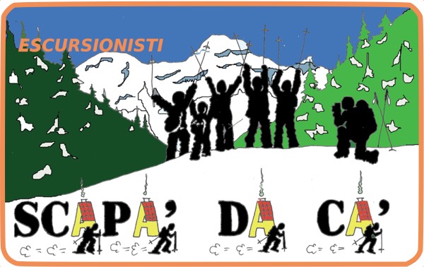 Escursionisti scapa da ca