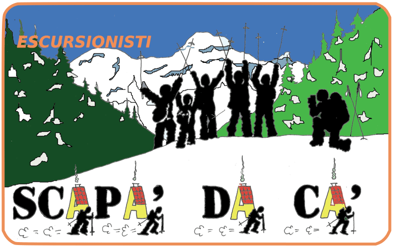 escursionisti scapa da ca